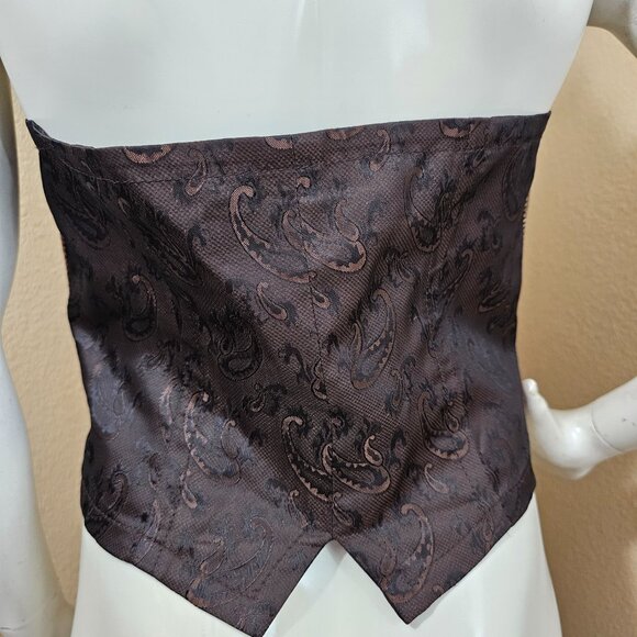 TRINA TURK Virgin wool Silk Blend Button Front Open Back Vest~Size 8 - Picture 6 of 10